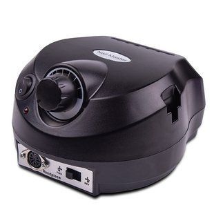 Фрезер для манікюру BUCOS ZS-601 PRO BLACK (45Вт/35 000 об/хв) + український посібник + 6 покращених фрез ZS601PROBLACK фото