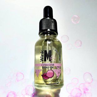 Сухе масло для кутикули Wink Me 15 мл Bubble Gum 071015 фото