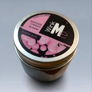 Масажна свічка Wink Me Bubble Gum 60 мл  081560 фото